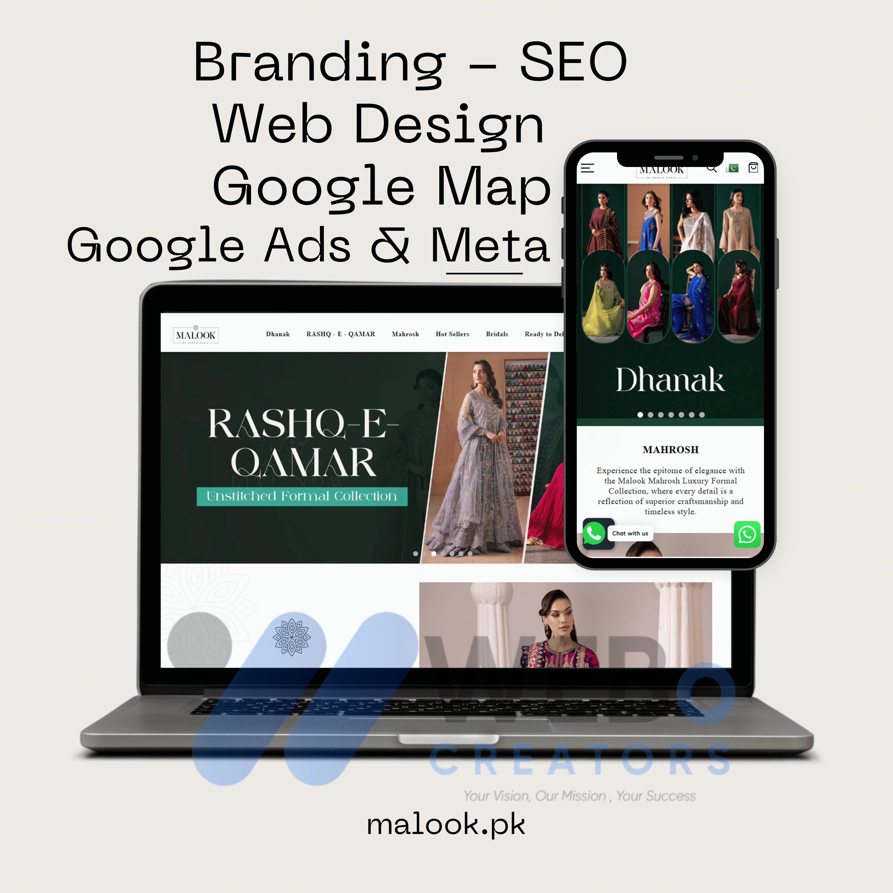 Malook - Google Ads, Website Design, SEO, Google Map Optimization